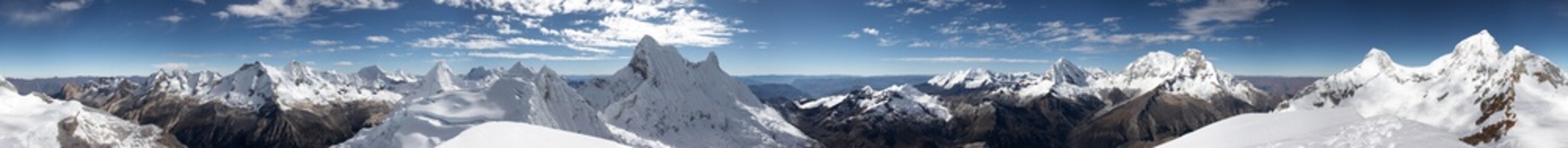 Szczytowa panorama 360 stopni