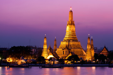 Wat Arun (Świątynia Świtu), Bangkok, Tajlandia