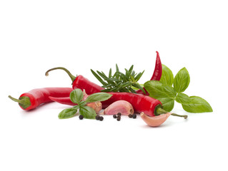 Papryka chili i zioła aromatyzujące