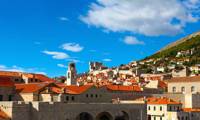 Beautiful panorama of Dubrovnik, Croatia