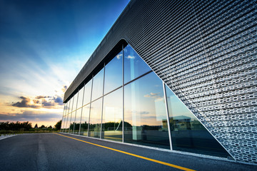 Nowożytny bulding tło