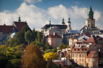 Stare Miasto w Lublinie jesienią