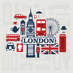 London vector set