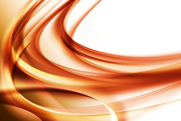 piękne pomarańczowe fale