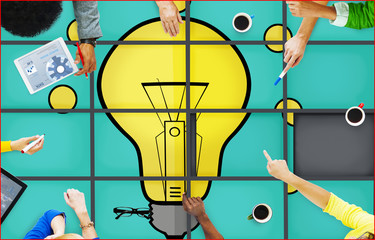 Pomysły Puzzle Rozwiązywanie problemów Inspiracja Koncepcja kreatywności