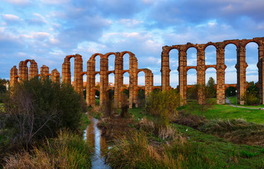 Acueducto de los Milagros - Roman aqueduct. Merida