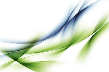 Błękitne zielone fale