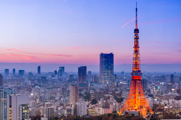 Tokyo Tower, Tokio, Japonia