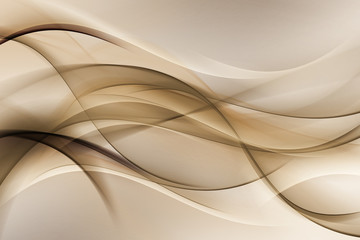 Brązy Abstrakcja Panel Szklany