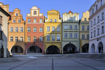 Jelenia Góra - kamieniczki w Rynku