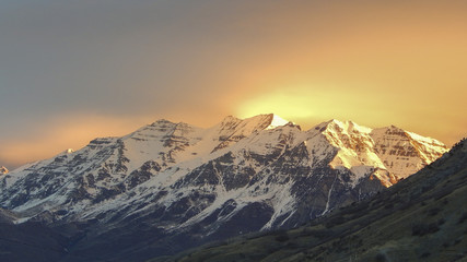 Góra Timpanogos, Utah 2015-02-08