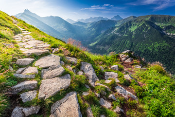 Tatras mountains at sunrise