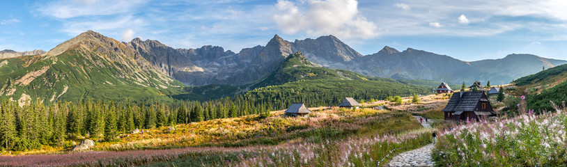 Hala Gasienicowa in Tatra Mountains - panorama
