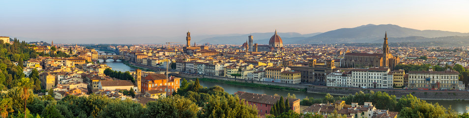 Panorama panoramę miasta Florencja - Florencja - Włochy