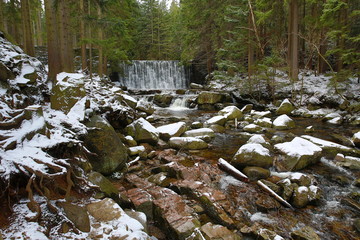 Dziki wodospad w Karpaczu