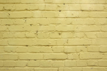 Mur z cegły - przemalowany