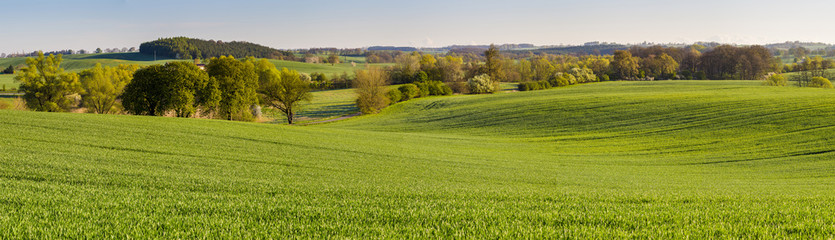 wiosenny ,wiejski krajobraz