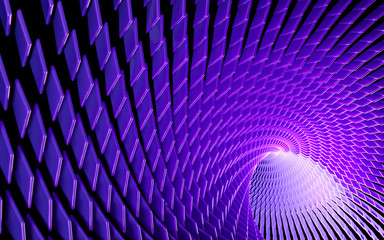 Abstrakcjonistyczna krzywa tunel