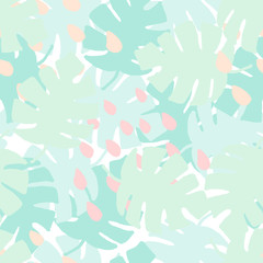 Bezszwowy Tropikalny wzór