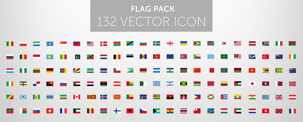 WORLD FLAG vector collection 