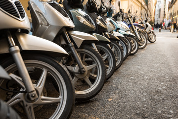 skutery perspektywa włochy transport