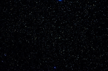 Gwiazdy i galaktyka kosmosu niebo noc wszechświat tło