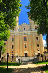 Późnobarokowa Bazylika Wniebowzięcia Najświętszej Marii Panny w Starej Wsi (Polska, województwo podkarpackie, gmina Brzozów).