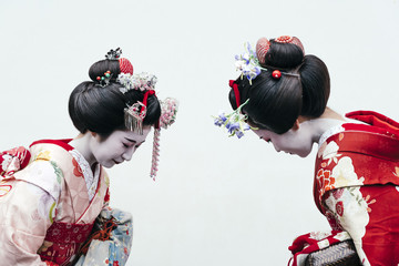  Portrait of a Maiko geisha in Gion Kyoto