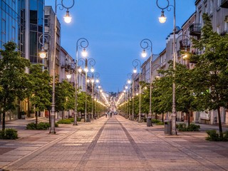 Sienkiewicza street City in Kielce 