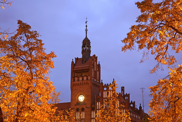 Townhouse in Slupsk. Pomeranian voivodeship. Poland