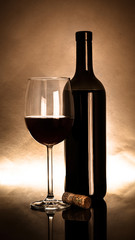 wino,butelka,alkohol,winogron,