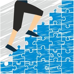 Sytuacje biznesowe - wchodzić po szczeblach kariery