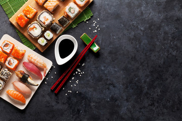 Zestaw sushi i maki