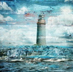 Latarnia morska, malarstwo