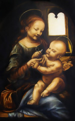 REPRODUKACJA MADONA Z DZIECKIEM
