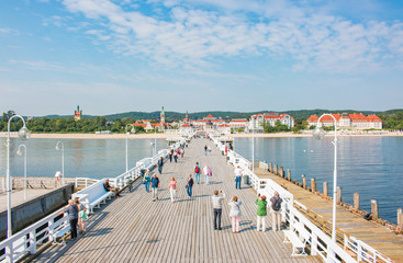 Pier in Sopot (Molo w Sopocie ) Gdynia (Gdingen) pomorskie (Pommern) Polska (Polen)