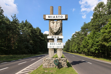 Pomnik miasta Piła w Polsce