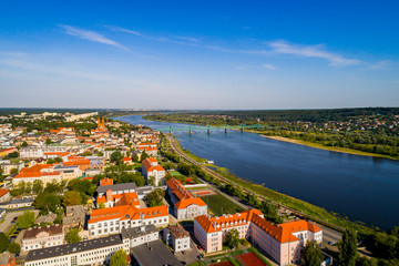 panorama włocławka wisła