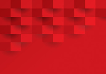 Czerwony geometryczny tło.