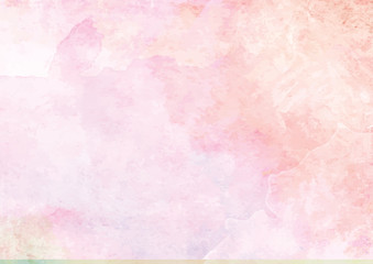 Pastelowy różowy akwarela atrament szczotka tło papieru