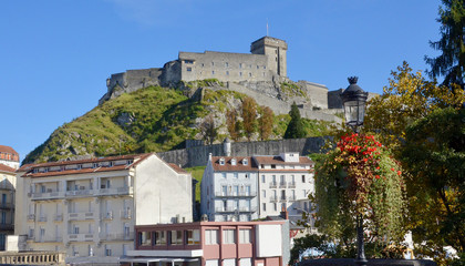 The château fort de Lourdes, France