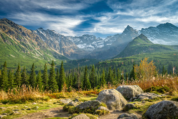 Autumn in Hala Gasienicowa, Tatra mountains, Poland