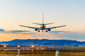 Lądowanie na lotnisku