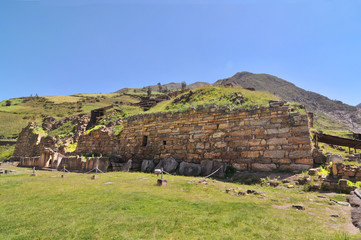 Chavín de Huántar - an archaeological site in Peru. 