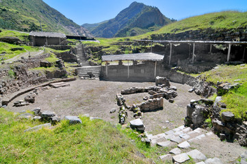 Chavín de Huántar - an archaeological site in Peru. 