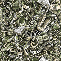 Kreskówka słodkie gryzmoły Muzyka klasyczna szwu