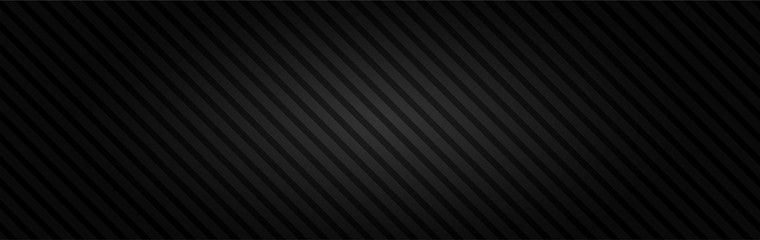 Czarne tło oświetlenie z ukośnymi paskami. Wektorowy abstrakcjonistyczny tło