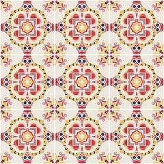 Tradycyjny wzór Portugalski azulejos