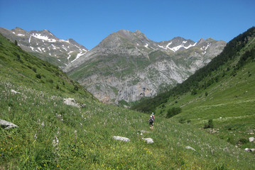 Valle de Ordesa, Pireneje, Hiszpania - wędrówka zieloną Doliną Ordesy