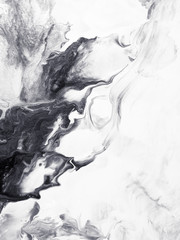 Czarno-biały marmur abstrakcyjne ręcznie malowane tła